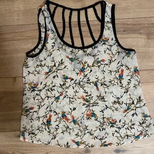 Wet Seal Tank Womens XS Sheer Blouse Career Casual